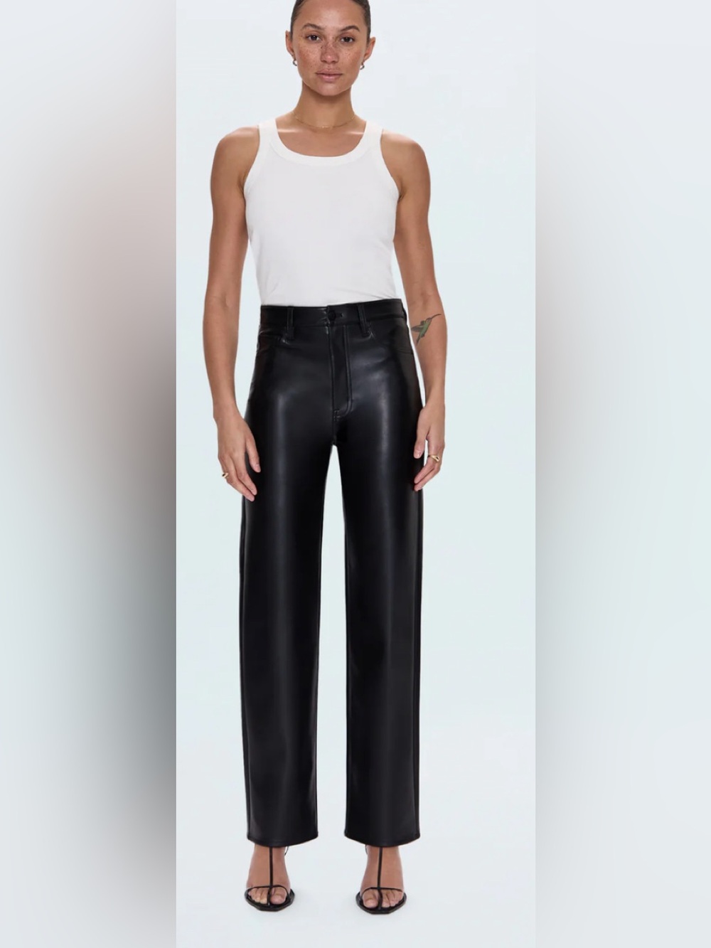 NWT CASSIE SUPER HIGH RISE STRAIGHT PANT - ONYX 31